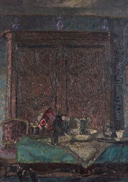 Interior With Baroque Cabinet - view 1