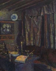 Interieur Bei Kerzenlicht