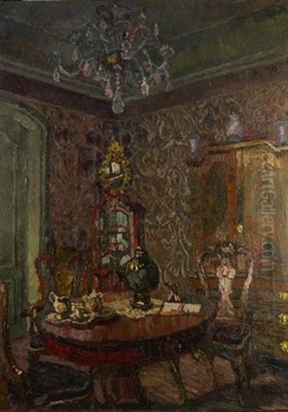 Interieur Mit Kaffeetisch (schabbelhaus In Lubeck?) - view 1