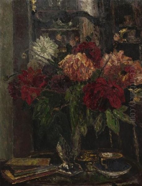 Stilleben Mit Herbstblumen - view 1
