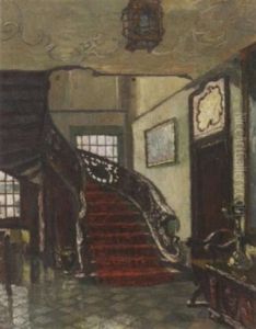Treppenaufgang In Einem Patrizierhaus