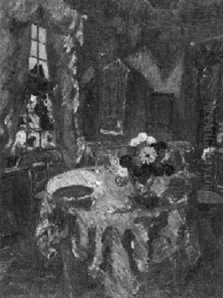 Gruner Salon In Einem Partizierhaus - view 1
