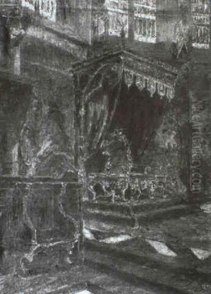 Chor Einer Gotischen Kirche - view 1
