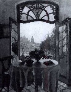 View Through An Open Window