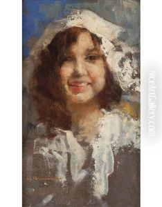 Ritratto Di Ragazza by Angelo Brando