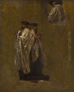 Three Rabbis by Jacques Emile Edouard Brandon
