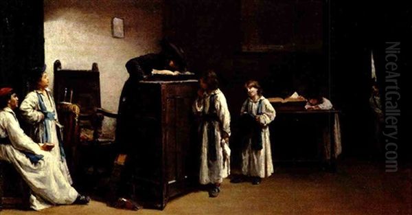 Rabbinical Students In A Classroom - view 1