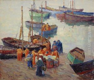 Fishermen On The Dock