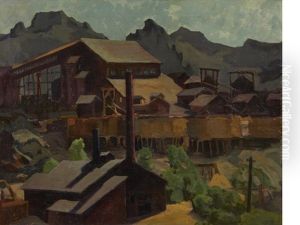 Mine Head, Jerome, Arizona by George Kennedy Brandriff