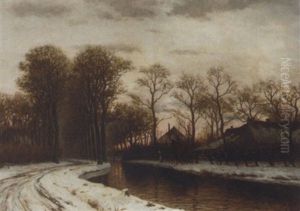 By A River At Dusk By A River At Dusk