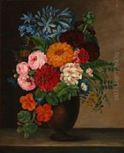 Still Life With Flowers In A Vase Still Life With Flowers In A Vase