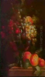 Nature Morte Aux Fruits by Albertus Jonas Brandt