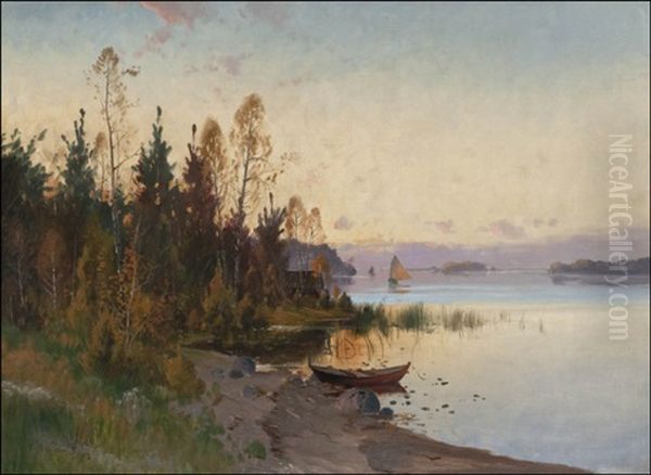 Auringonlasku Jarvella (sunset At The Lake) - view 1