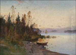 Auringonlasku Jarvella (sunset At The Lake) Auringonlasku Jarvella (sunset At The Lake)