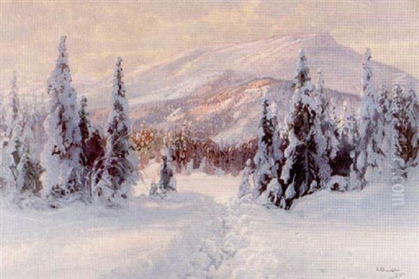 Areskutan - Vintermotiv I Sol - view 1