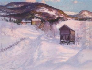 Areskutan I Vinterskrud by Carl Brandt