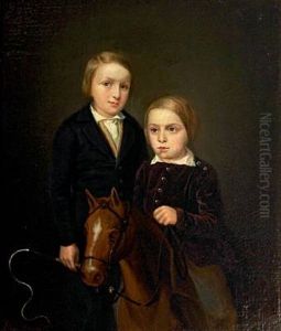 A Double Portrait Of A Boy And A Girl