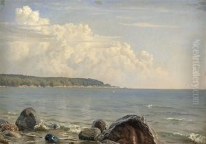 Sommerliche Kuste Mit Findlingen Sommerliche Kuste Mit Findlingen