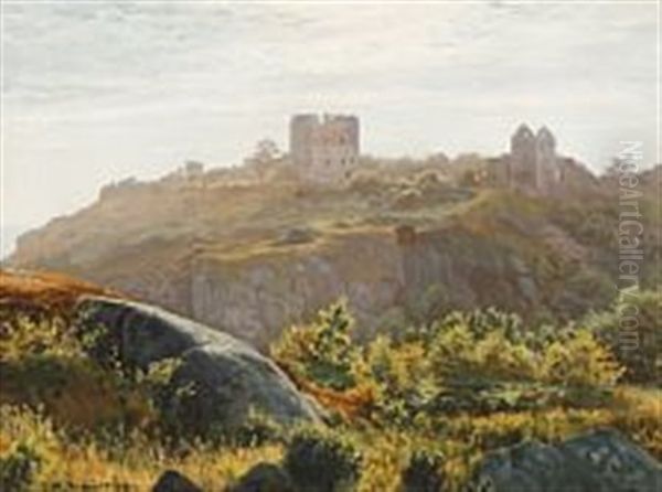 A Summer Day On Bornholm With A View Towards Hammershus - view 1