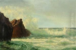 Breaking Waves By Large Rocks Breaking Waves By Large Rocks