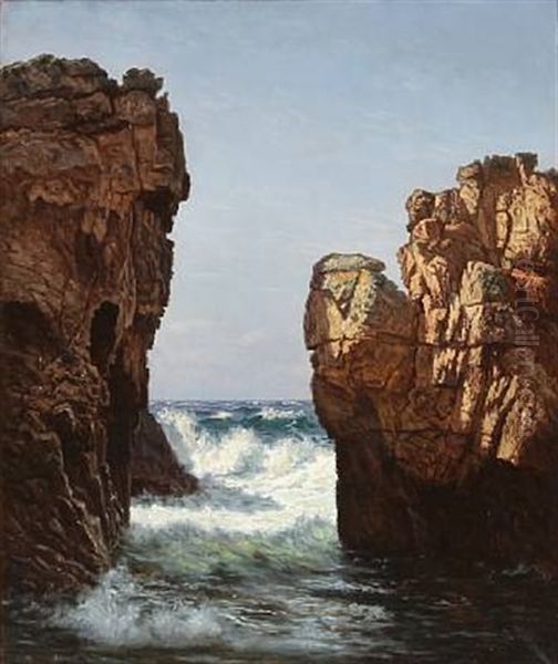 Rocky Coast From Bornholm - view 1
