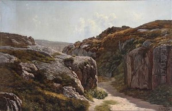 Parti Af Gastarenden Med Indgang Til Radiumskilden Ved Sandvig. Bornholm - view 1