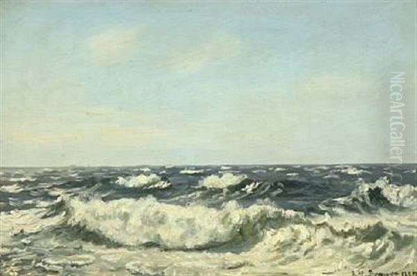 Breakers Under Blue Sky - view 1