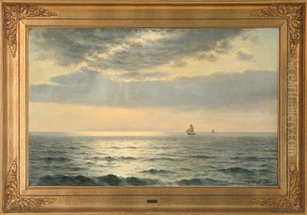 Seascape In Evening Sun - view 1