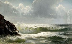 Kustlandskap Med Branningar by Johannes Herman Brandt