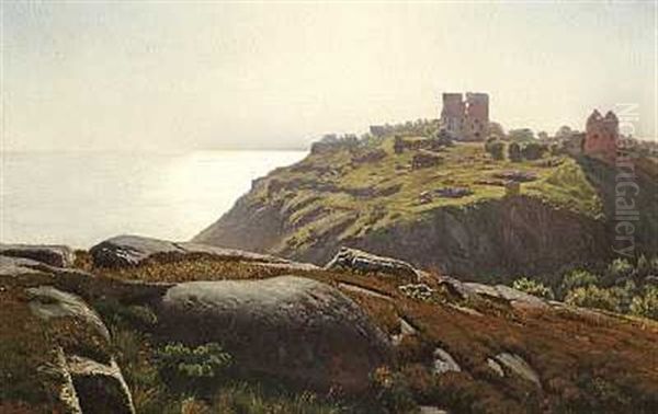 Udsigt Over Havet Ved Solnedgangstide, Bornholm - view 1