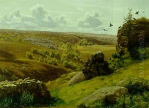 Udsigt Over Sommerlandskab, Antagelig Fra Bornholm