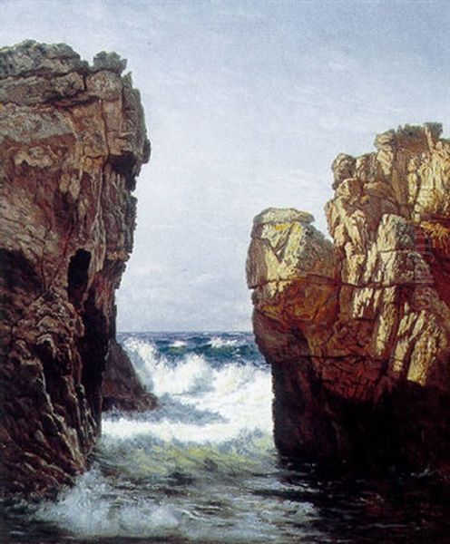 Klippeparti Fra Bornholm - view 1