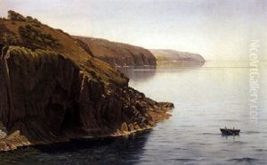 Kystparti Bornholm by Johannes Herman Brandt