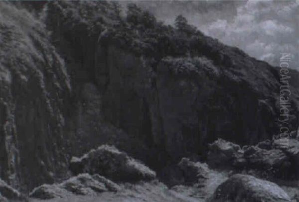 Sommerliche Felsenschlucht - view 1