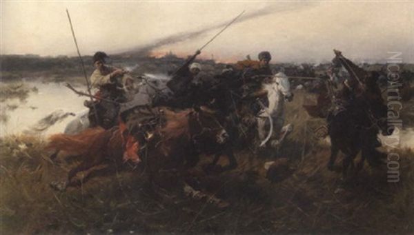 A Cavalry Assault - view 1
