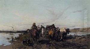 The Caravan by Jozef Brandt