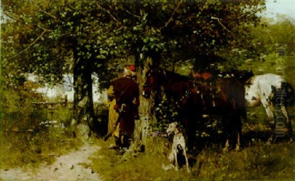Resting Under The Trees - view 1