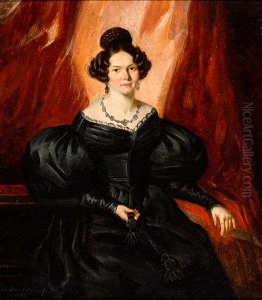 Elegante Dame In Het Zwart - view 1