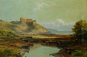 Renard Castle, South Wales by Charles Brooke Branwhite