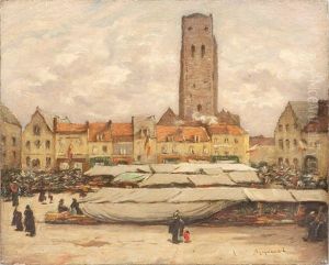 Marche A Furnes by Louis Braquaval