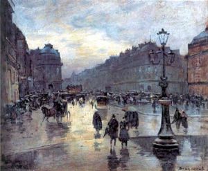 Paris, Le Soir by Louis Braquaval