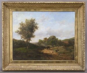 Pastoral Landscape by Jacques Raymond Brascassat