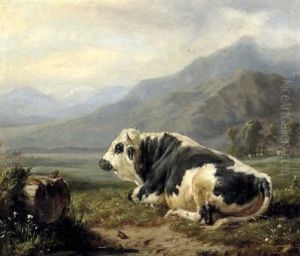 La Grenouille Et Le Taureau by Jacques Raymond Brascassat