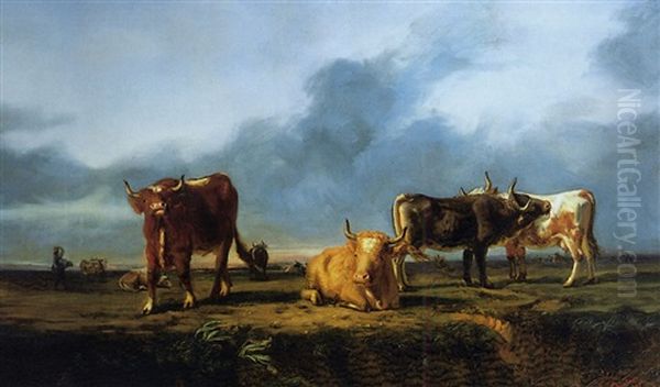 Vaches Au Pre - view 1