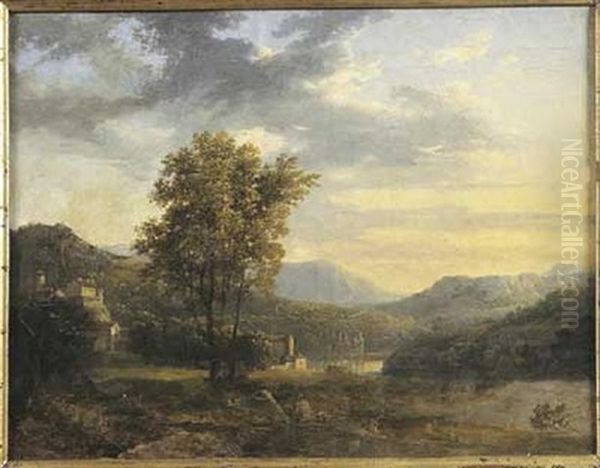 Riviere Traversant Un Paysage De Montagne - view 1
