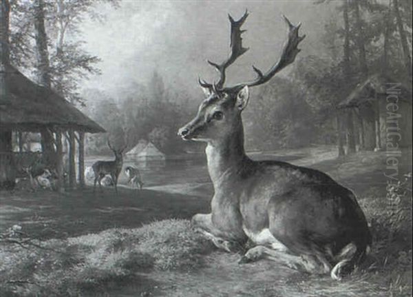 Paysage Avec Biche - view 1
