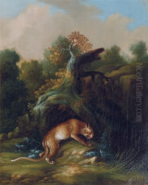 Leopard And Wolf (diptych) - view 1