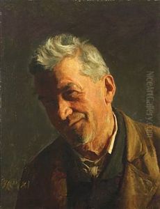 Portrait Of Gentleman With Light From The Left Side