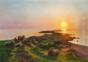 Sol Over Havet by Hans Ole Brasen