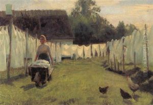 Vaskedag by Hans Ole Brasen